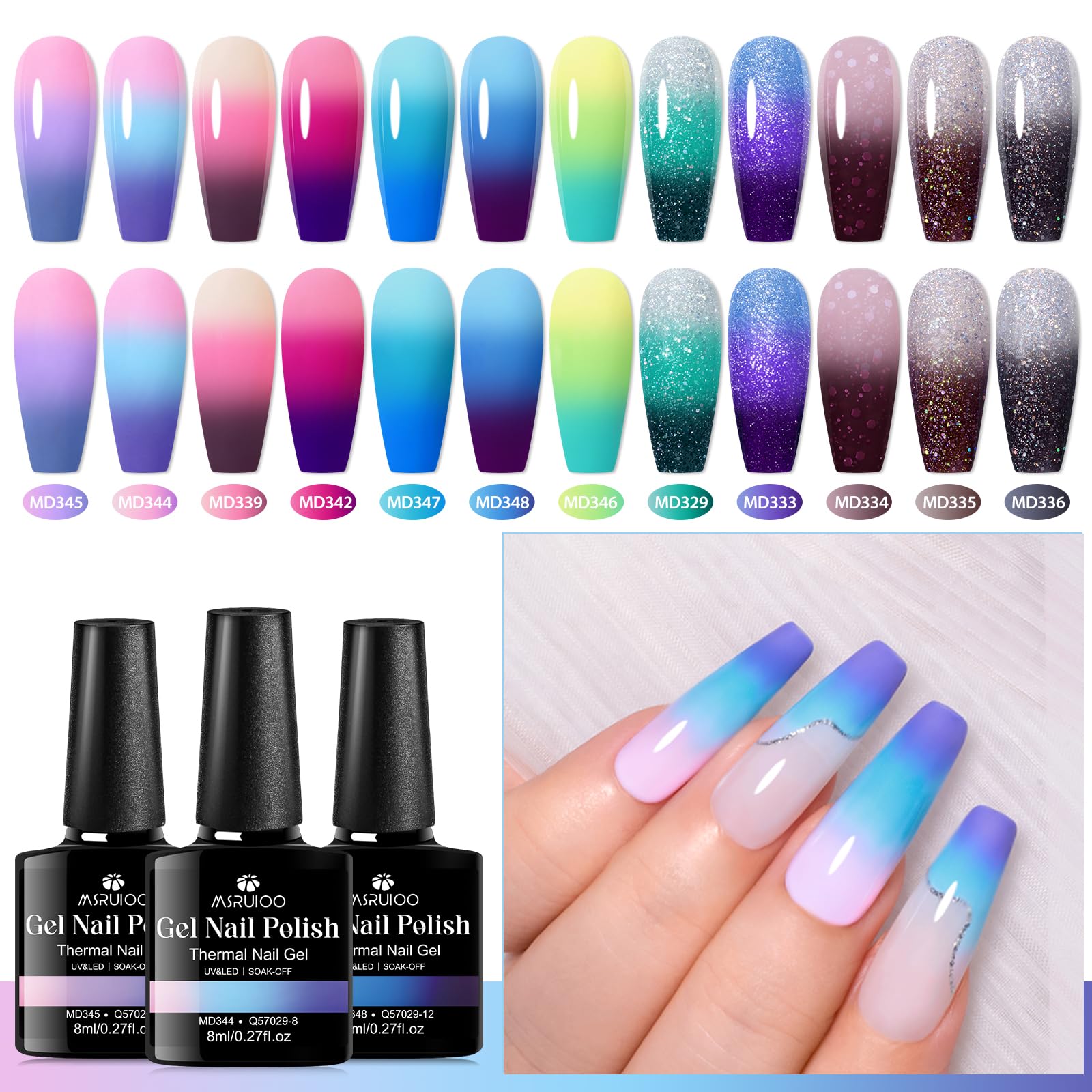 MSRUIOO long-lasting color that stays vibrant for days