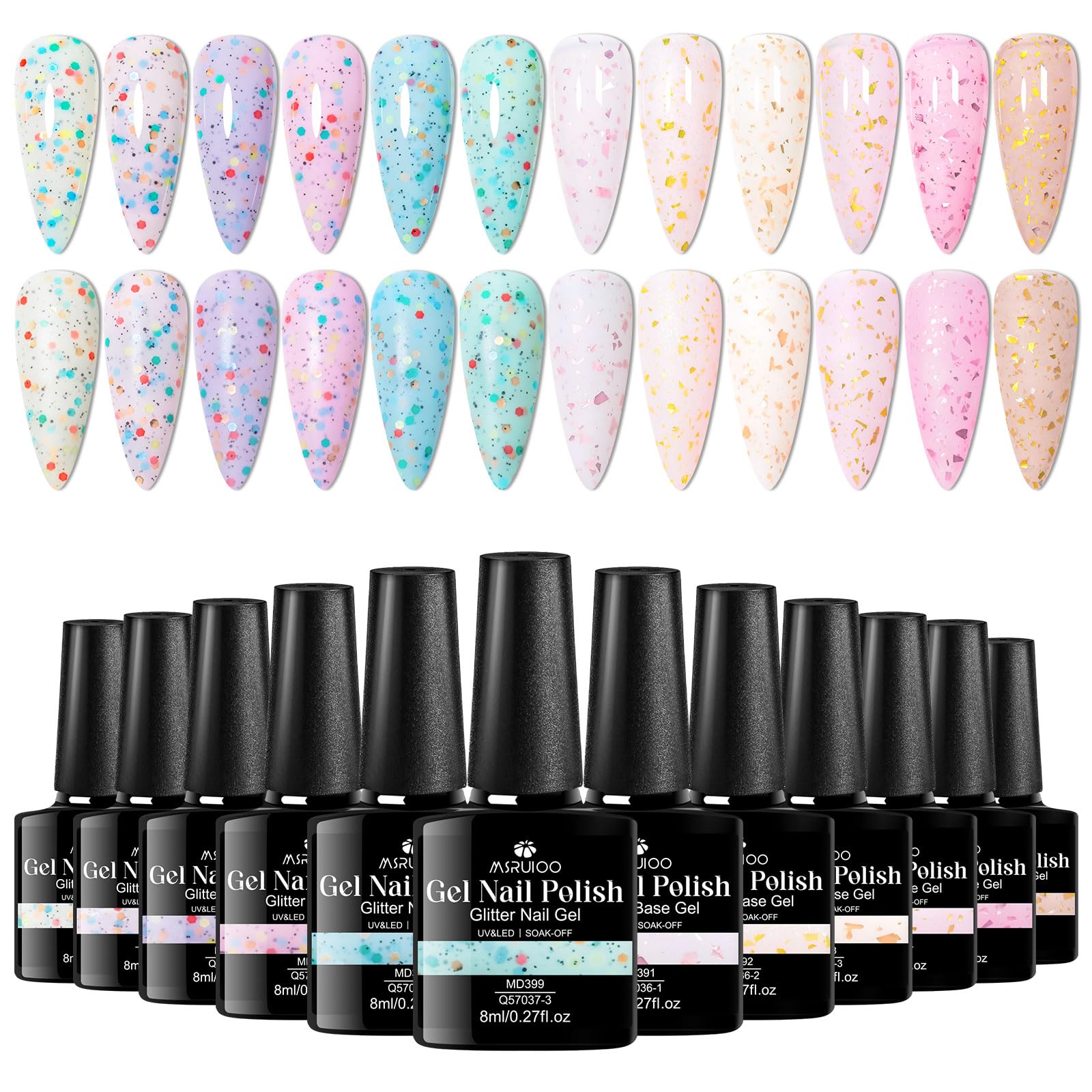 MSRUIOO nourishing gel provides hydration while strengthening nails.