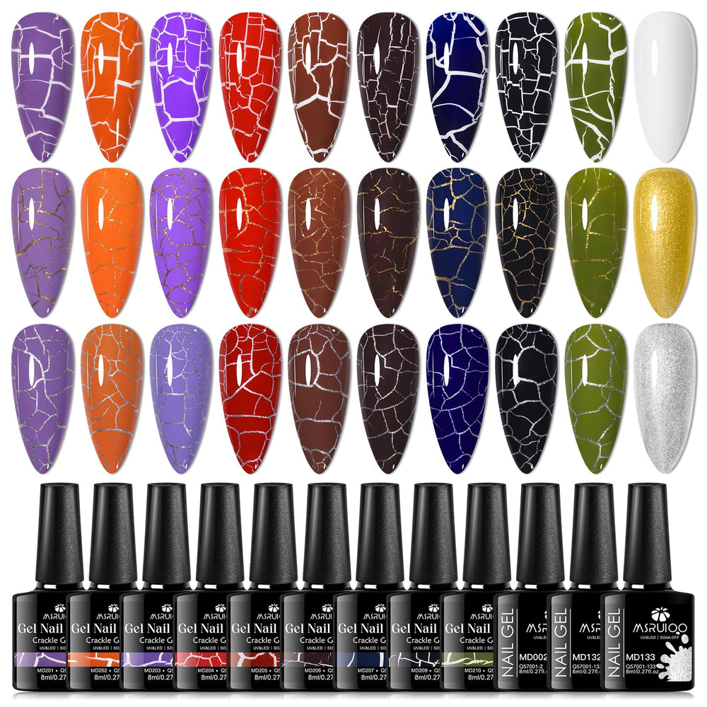 MSRUIOO packaging content highlights includes 12-piece crackle set and accessories