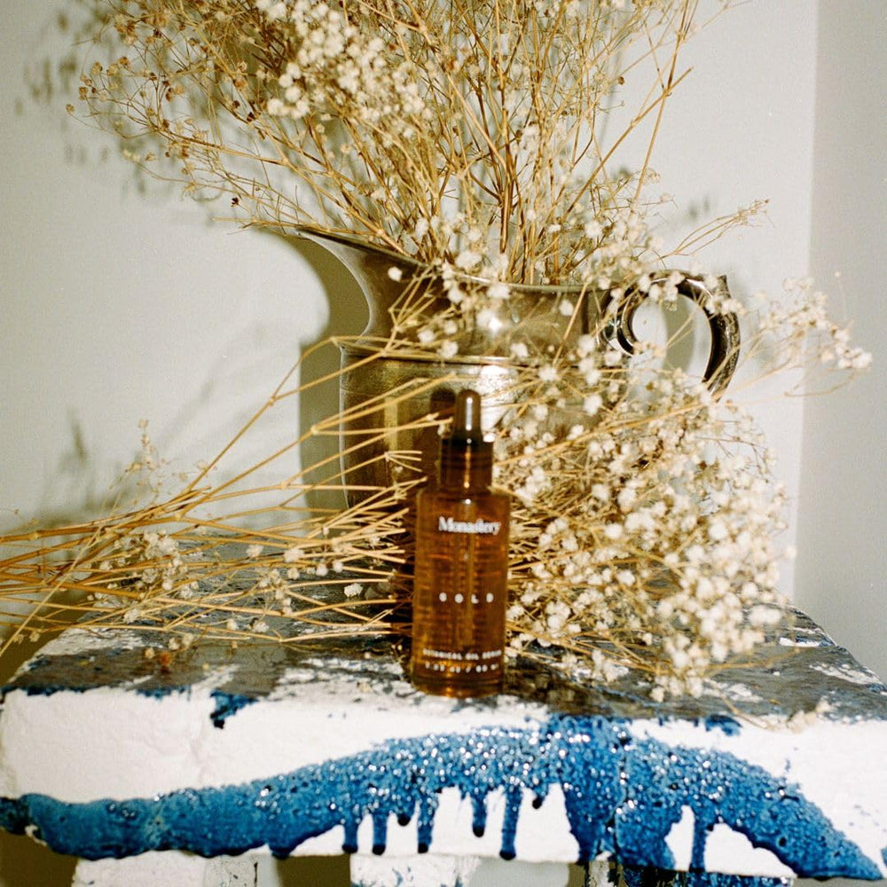 MST Monastery magnolia oil visual hints elasticity support and redness relief.