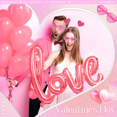 MTLEE valentines heart headband close-up showing playful design for events.