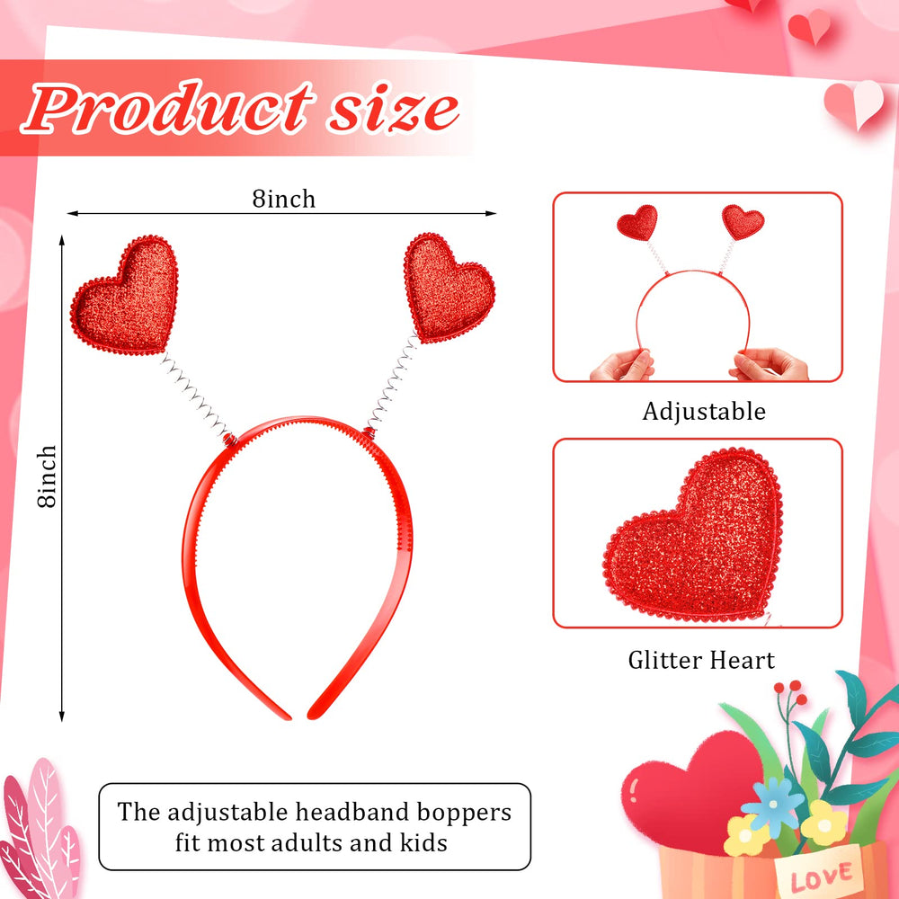 MTLEE valentines heart shape sunglasses in red for playful photo booth moments