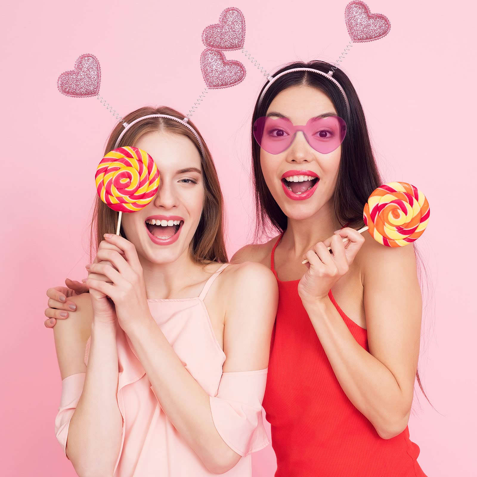 MTLEE Valentines photo prop set in pink for memorable party pictures.
