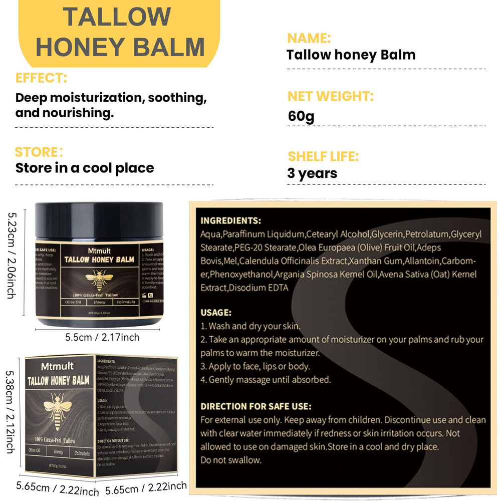 Mtmult 4-in-1 balm for face, body, hands, and beard care