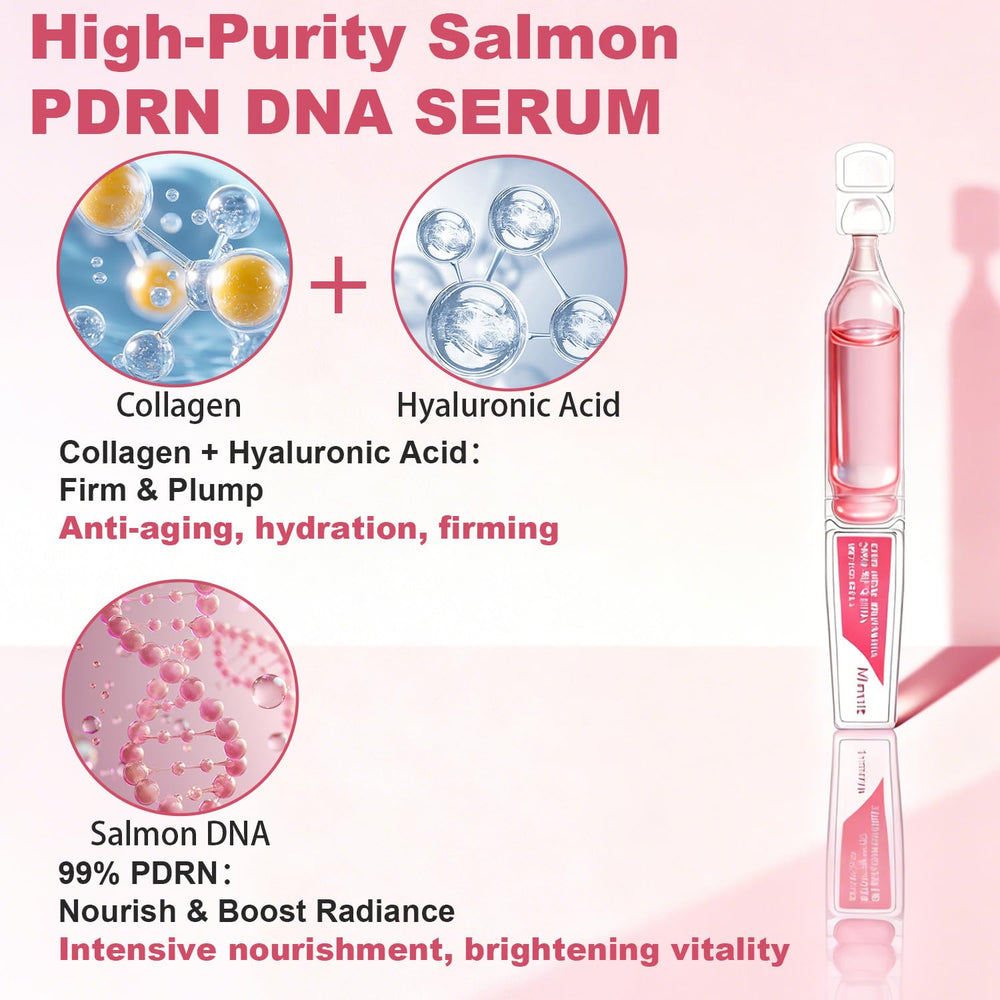 Mtmult Salmon DNA Serum ampoules pack for fresh, measured application.