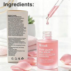 Mtmult Salmon DNA Serum on skin demonstrates smooth, even application.