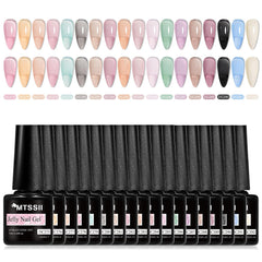 MTSSII jelly gel set color-range 18-colors highlights versatile styling options