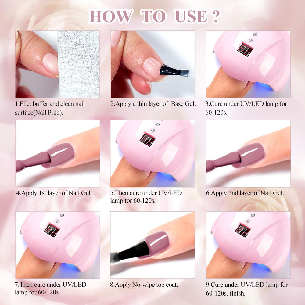 MTSSII jelly gel set easy-removal hint demonstrates beginner-friendly at-home manicure