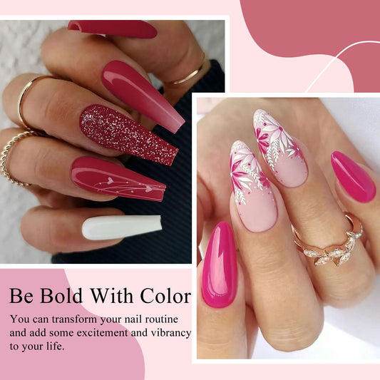 MTSSII Bloody Mary burgundy gel polish for long-lasting glossy nails