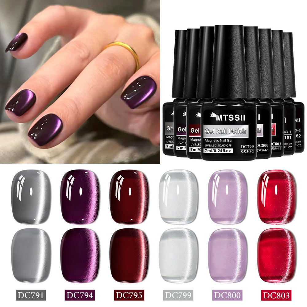 MTSSII Shimmer Cat Eye polish creates glass-like radiance.