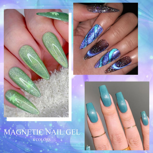 MTSSII cat eye gel polish shade 2 bottle with magnetic shift for eye-catching nails