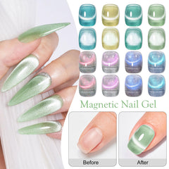 MTSSII cat eye gel polish shade 6 bottle designed for extended wear and shine
