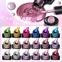 MTSSII Jelly Cat Eye glossy finish on nails under light.