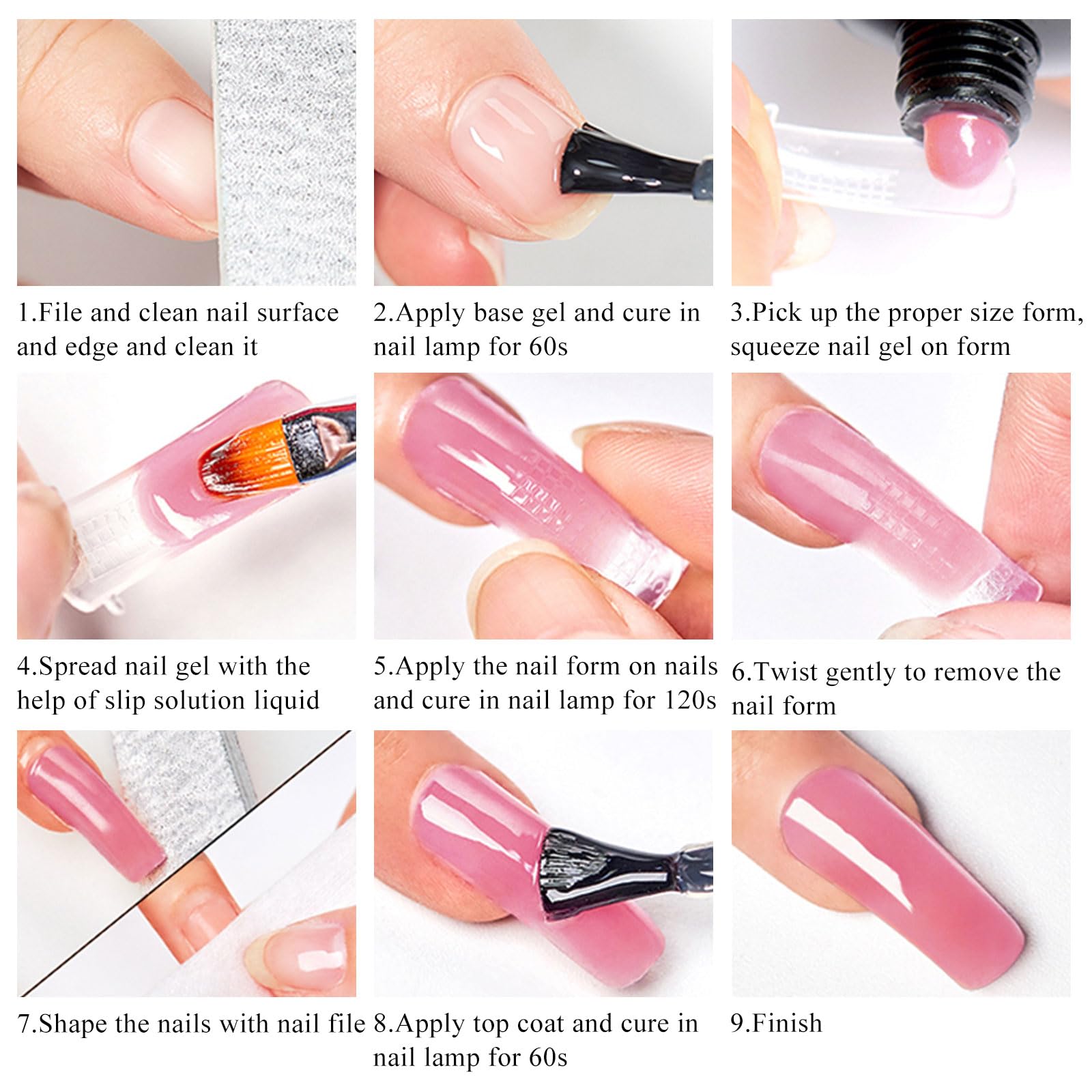 MTSSII poly gel kit setup enables salon-quality home nails.