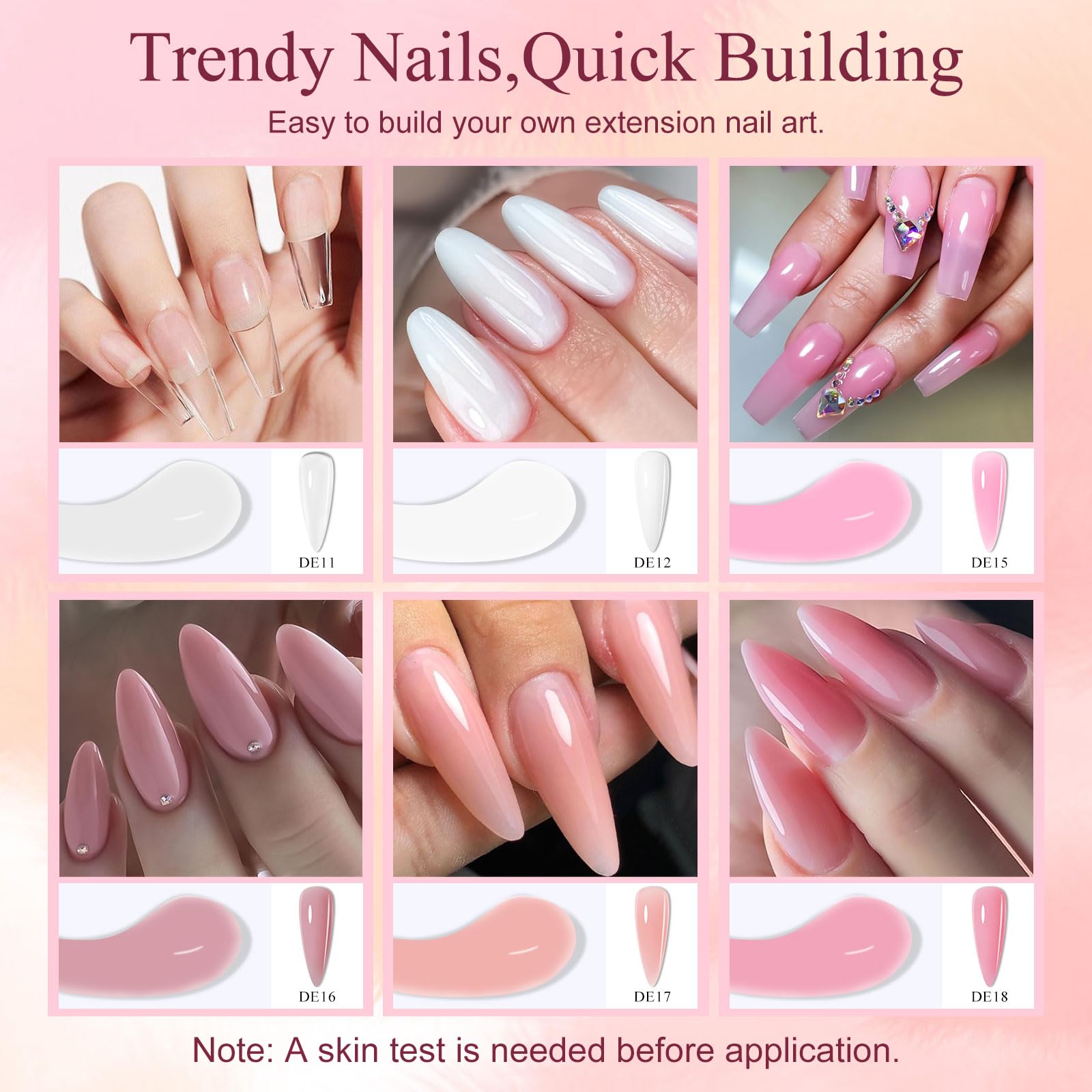 MTSSII slip solution ensures smooth, even gel extensions.