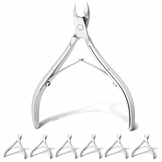 Mudder 8-piece cuticle nippers set for comprehensive nail care at home.