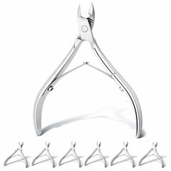 Mudder 8-piece cuticle nippers set for comprehensive nail care at home.