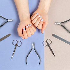 Mudder pointed-edge cutters help trim edges neatly.