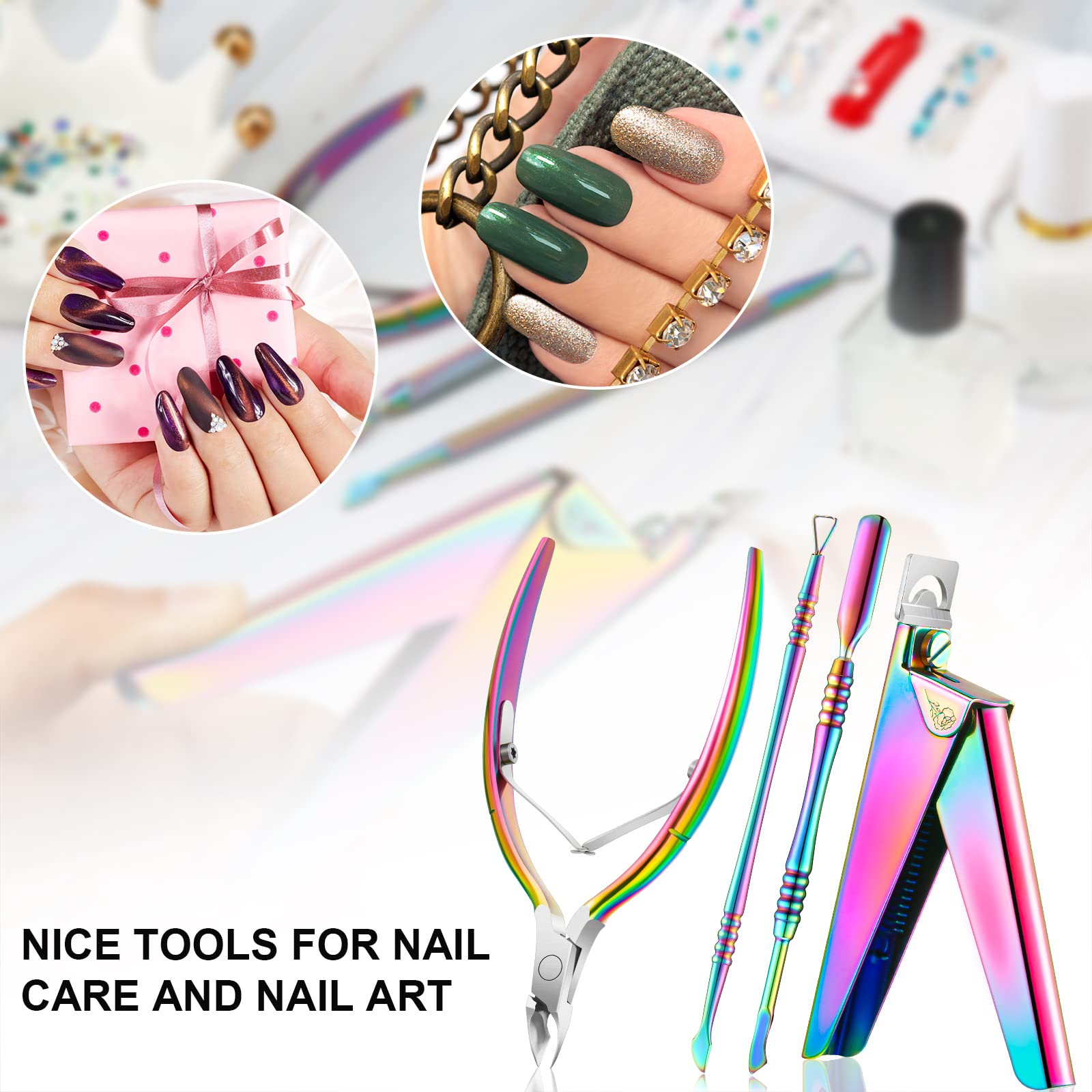 Mudder professional nail art tools bundle suitable for salon or home use.