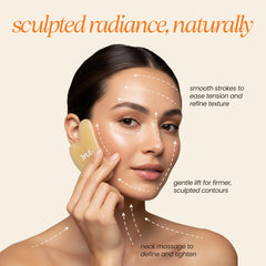 Mudita Earth duo-pack shows Bakuchiol oil and gua sha for daily ritual