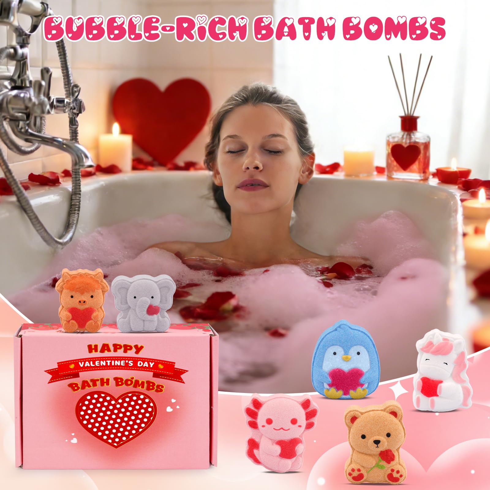MUFEIRUO Valentines set features gift-ready packaging for special occasions