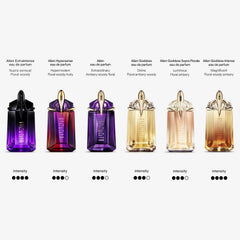 Mugler Alien body lotion: enveloping moisturization to boost fragrance longevity.