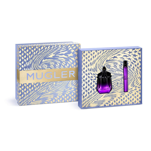MUGLER Alien Extraintense bottle and travel size, ideal for daily fragrance routine