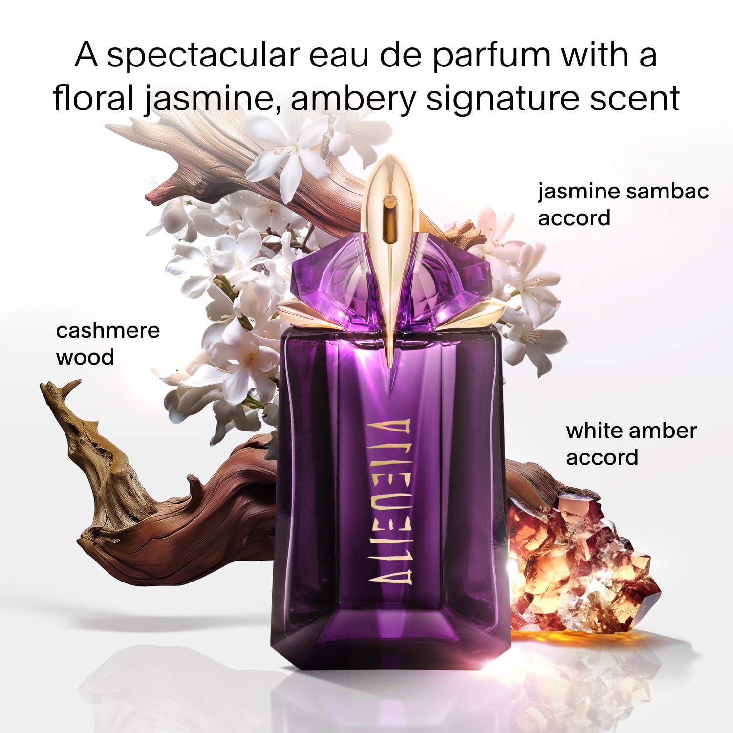 Mugler Alien travel EDP bottle: convenient on-the-go scent for busy days.