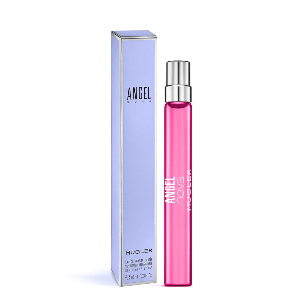 Mugler Angel Nova rose close-up emphasising Damascena note for a floral allure