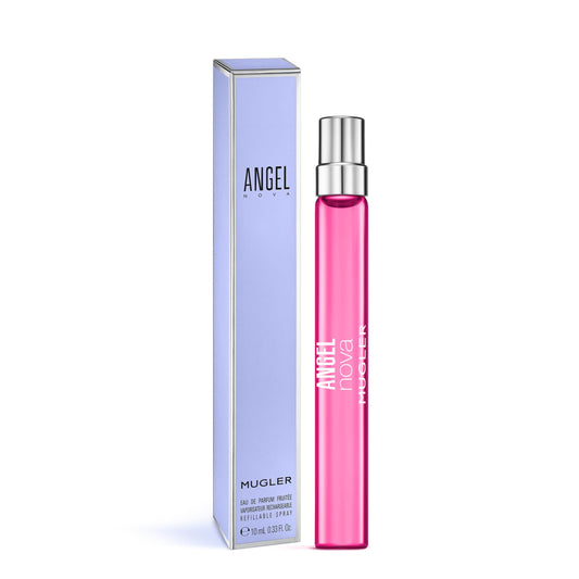 Mugler Angel Nova rose close-up emphasising Damascena note for a floral allure