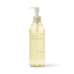 MUJI Mild Oil Cleansing bottle pour for gentle makeup removal