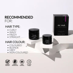 Mr MUK paste used on various hair types for versatile texture.