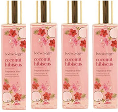 Four-pack Multipack Coconut Hibiscus Fragrance Mist for versatile everyday use.