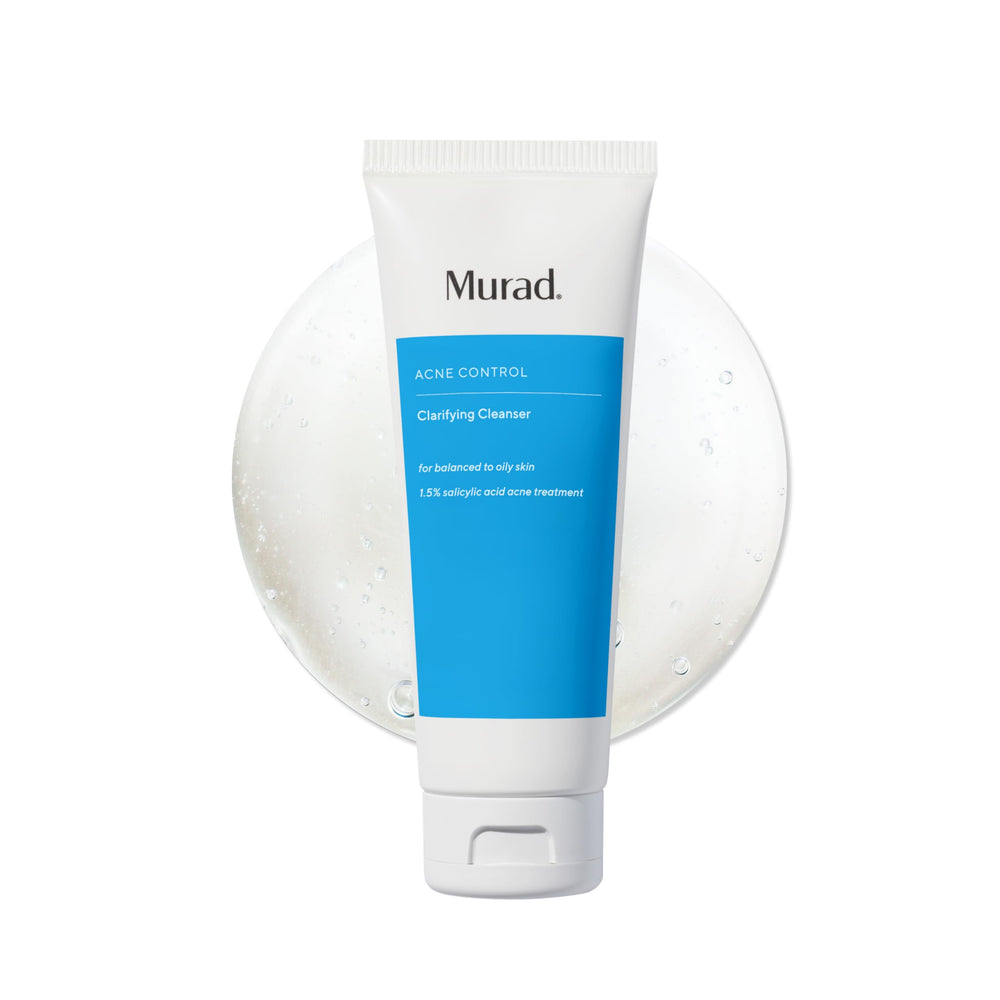 Murad Acne Control Clarifying Cleanser bottle with oil-control gel texture
