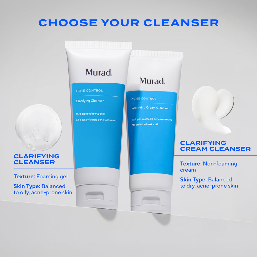 Murad Acne Control Clarifying Cleanser green tea ingredient close-up