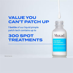 Murad Deep Relief pump action indicates controlled dosing.