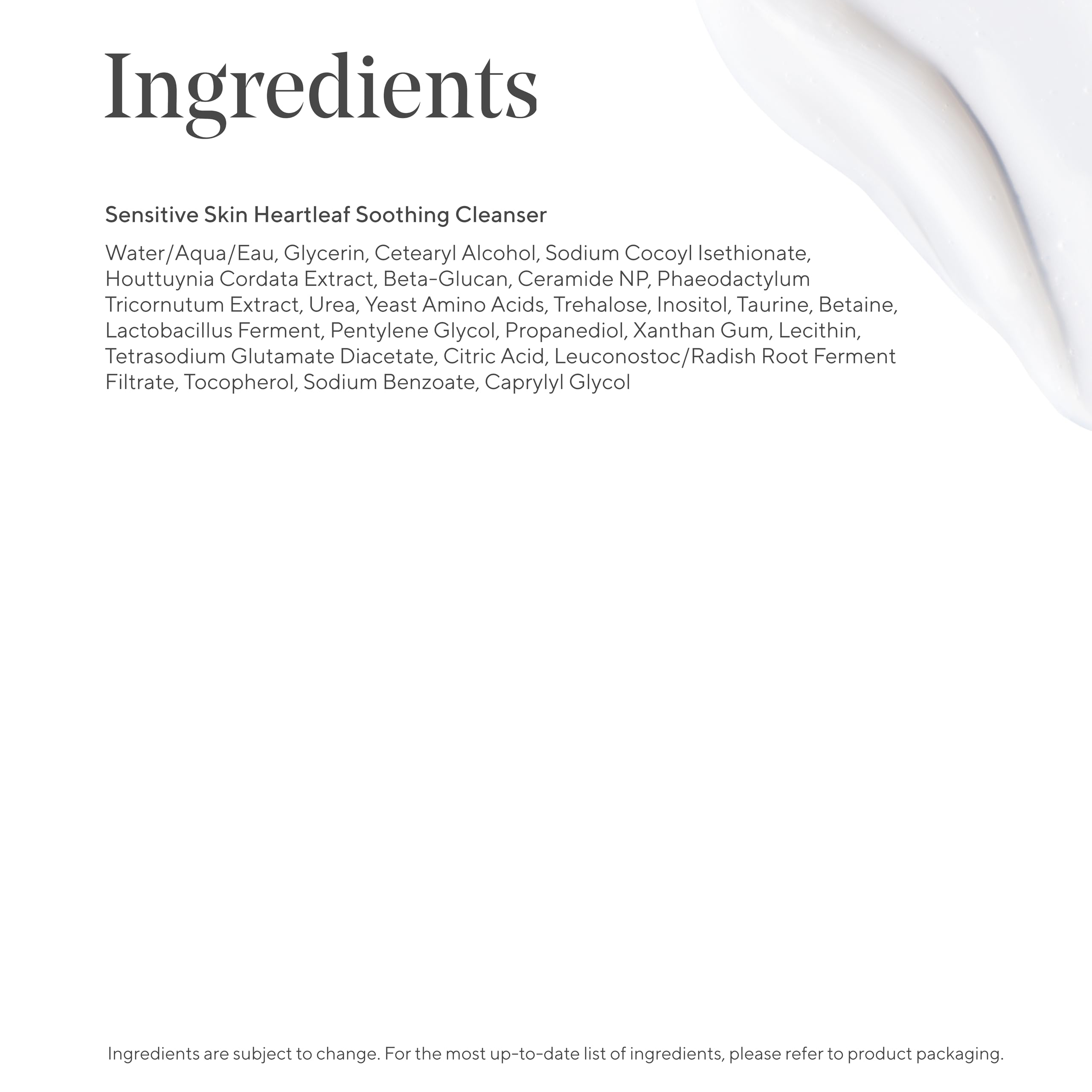 Murad Heartleaf Cleanser makeup removal scene suggests quick cleansing.