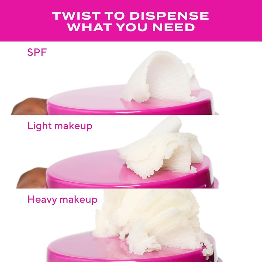 Close-up of removing mascara and SPF with Murad Lipid-Enriched Cleansing Balm