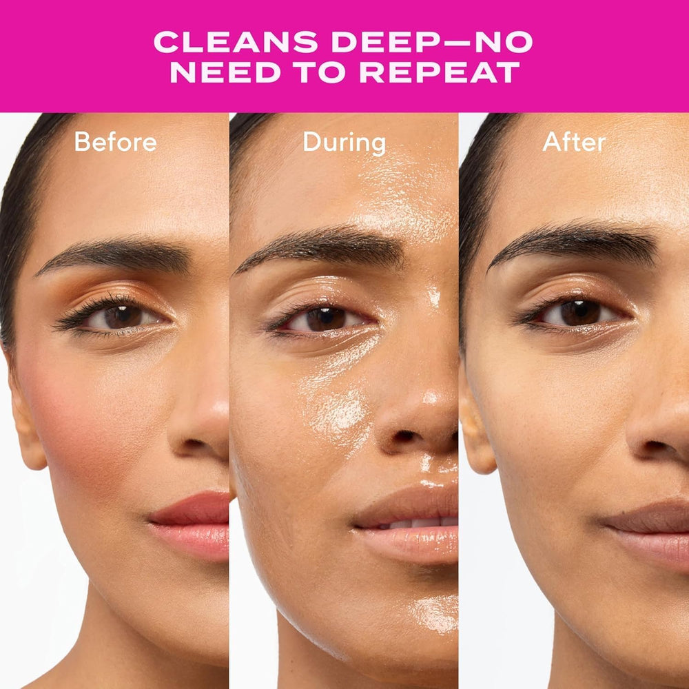 Rinsed-off Murad Lipid-Enriched Cleansing Balm forms a breathable hydration veil