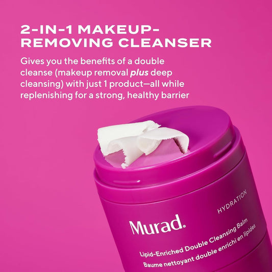 Murad Lipid-Enriched Cleansing Balm twist-up grinder demonstrates mess-free dispensing