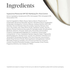 Murad mattifying finish after application on oily skin.