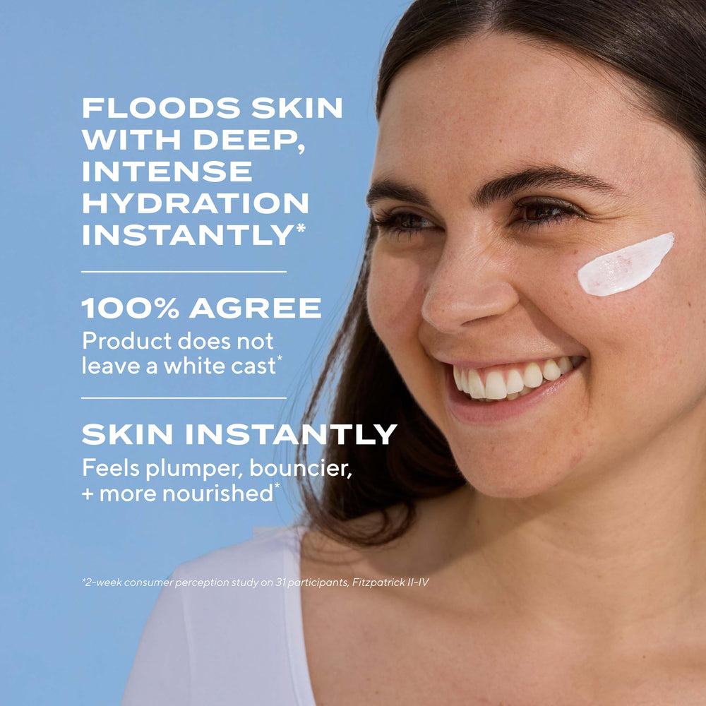 Murad SPF 50 logo detail emphasizes UVA/UVB protection.