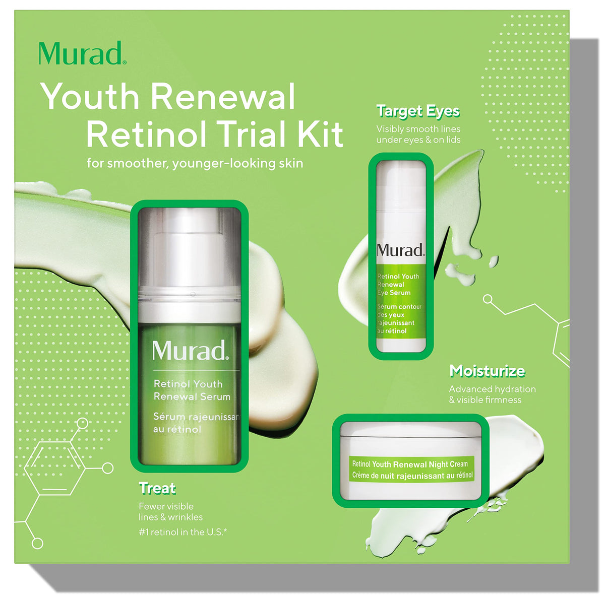 Murad Youth Renewal Trial Kit box, ideal for trying the set at home.