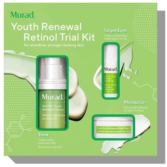 Murad Youth Renewal Trial Kit box, ideal for trying the set at home.