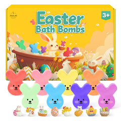 MURAN SHOWER Easter egg bath bomb reveals a surprise inside, ideal for kids' baths.