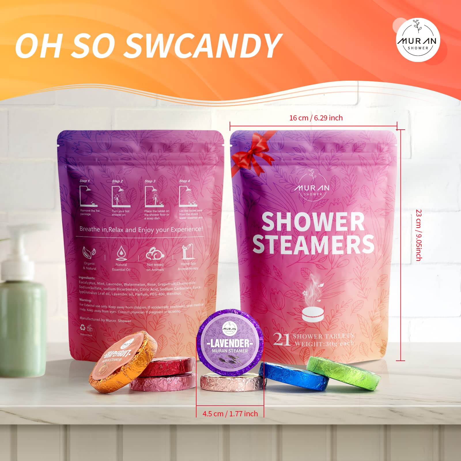 MURAN SHOWER relax-shower-scene captures serene self-care moment.