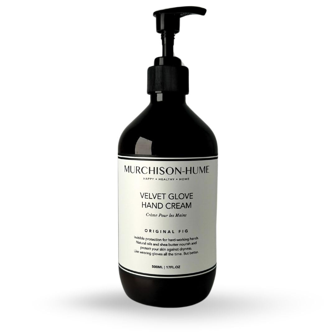 Murchison-Hume Velvet Glove Hand Cream applying for fast-absorbing moisture on dry hands