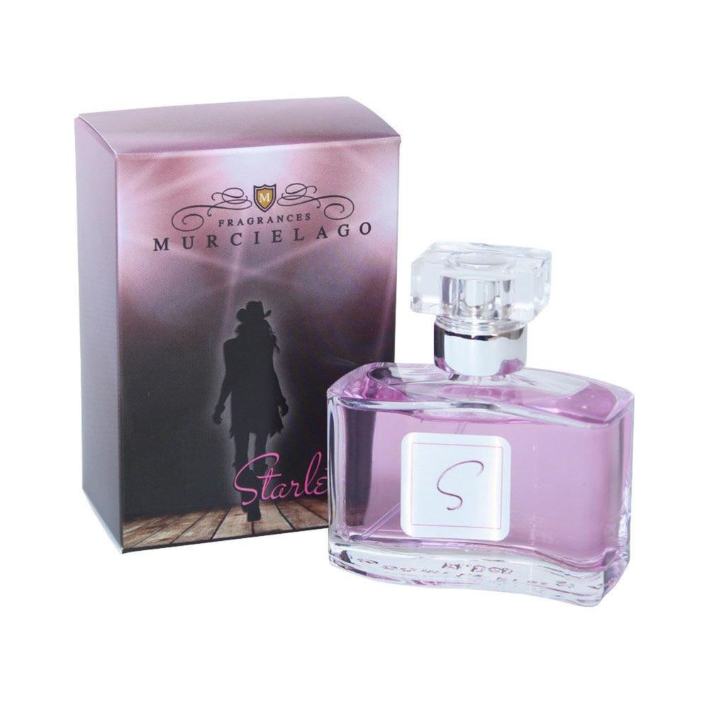 Murcielago Starlet bottle closeup shows premium craftsmanship for daily confidence.