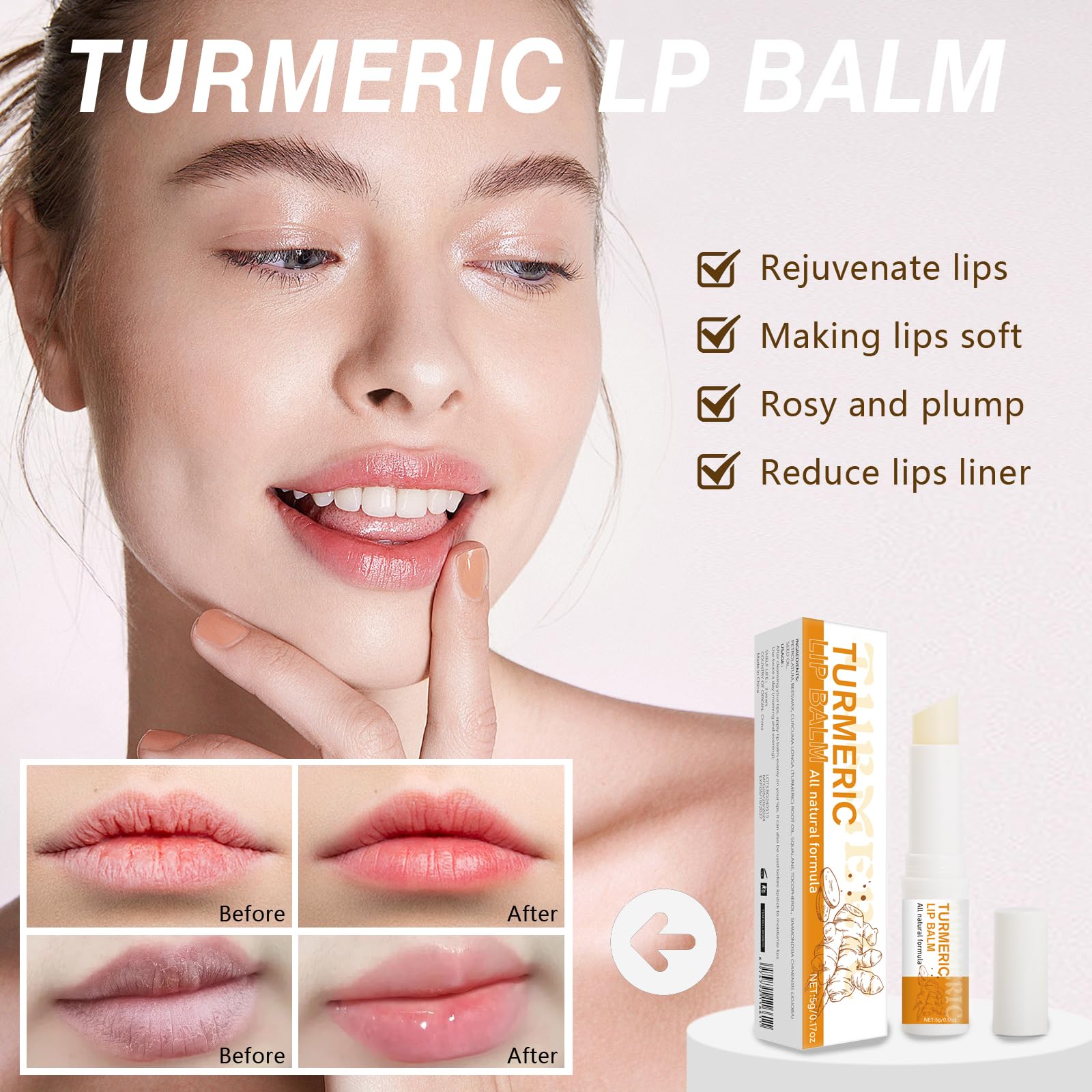 MUREND balm swatch shows creamy texture and smooth finish.