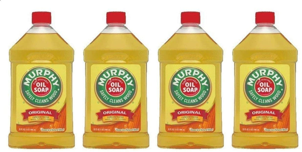Murphy's Oil Soap on finished wood and surfaces, providing a natural shine and gentle cleaning.